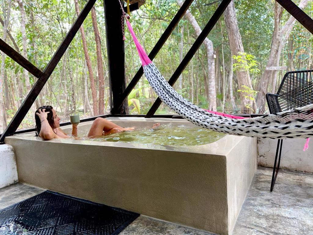 Casa Costal - Glamping Experience Hotel Puerto Morelos Bagian luar foto
